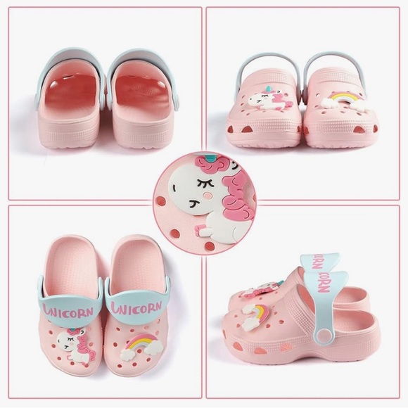 Kids Garden Clogs Slip On Shoes Summer Beach
Water Sandals Size 19 - Picture 5 of 10